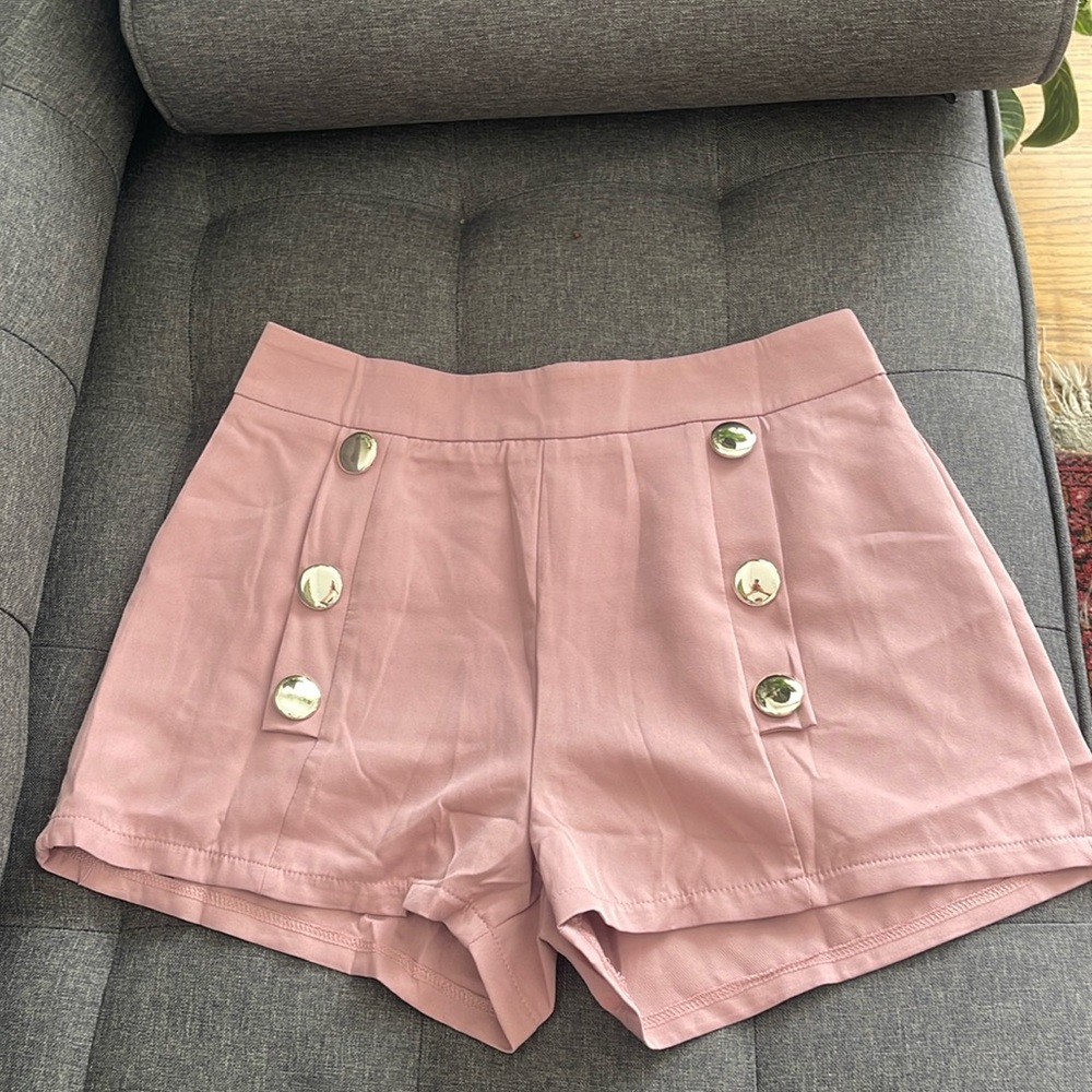 SHEIN blush pink shorts